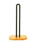 ESTIA ΒΑΣΗ ΓΙΑ ΡΟΛΟ ΚΟΥΖΙΝΑΣ BAMBOO ESSENTIALS ΜΕΤΑΛΛΙΚΗ 16x16x31.3cm 01-13196 Gadgets Κουζίνας