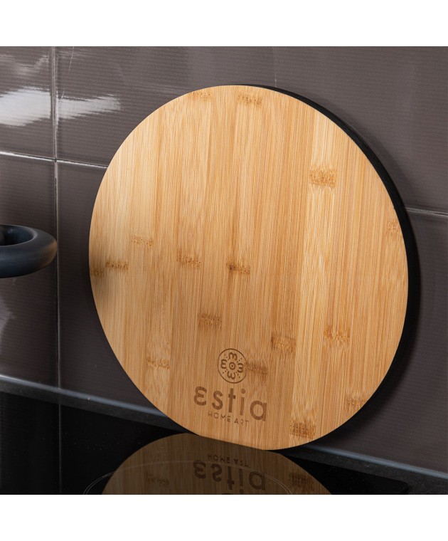 ESTIA ΕΠΙΦΑΝΕΙΑ ΚΟΠΗΣ BAMBOO ESSENTIALS ΣΤΡΟΓΓΥΛΟ 28cm, 01-13769 Gadgets Κουζίνας