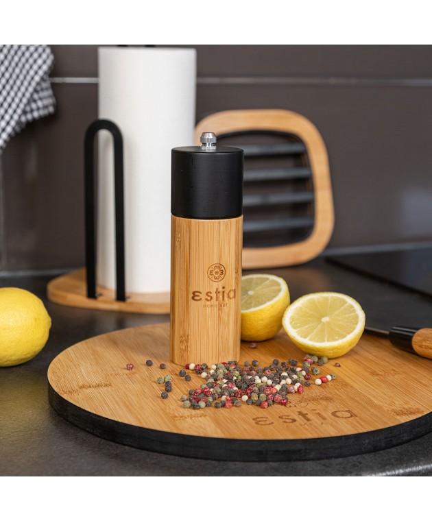 ESTIA ΜΥΛΟΣ ΓΙΑ ΑΛΑΤΙ/ΠΙΠΕΡΙ BAMBOO 5x16cm ΜΑΥΡΟΣ 01-12908 Gadgets Κουζίνας