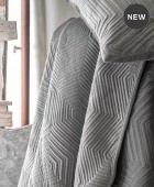 Ριχτάρι πολυθρόνας (160Χ180) SELMA GREY, RYTHMOS HOME Ριχτάρια Χειμωνιάτικα