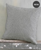 Διακοσμητική μαξιλαροθήκη (40Χ40) LUNA DARK GREY, RYTHMOS HOME Διακοσμητικά Mαξιλάρια Καναπέ