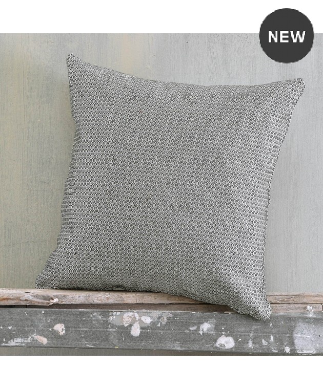 Διακοσμητική μαξιλαροθήκη (40Χ40) LUNA DARK GREY, RYTHMOS HOME Διακοσμητικά Mαξιλάρια Καναπέ