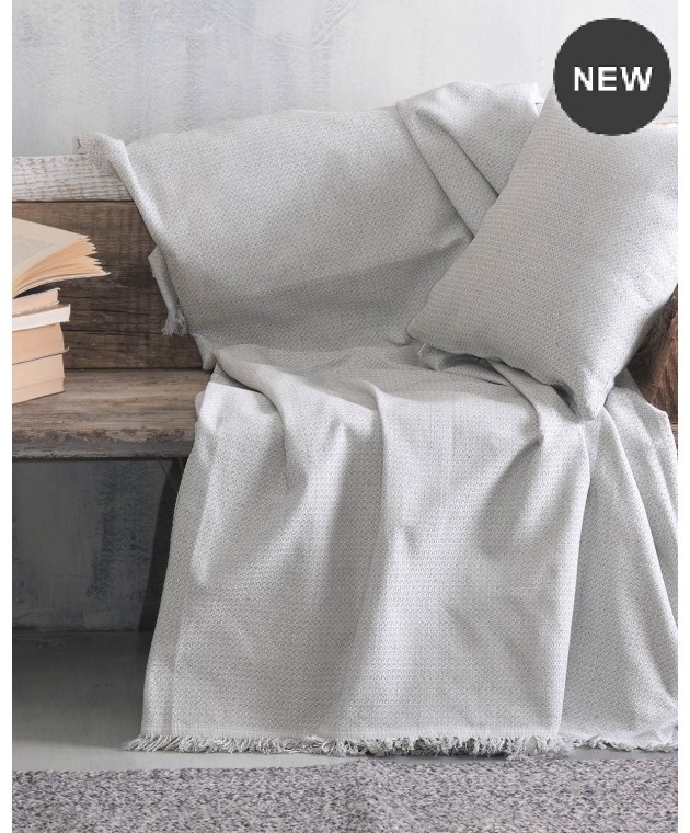 Ριχτάρι διθέσιου (180X240) LUNA GREY, RYTHMOS HOME Ριχτάρια Χειμωνιάτικα