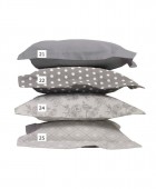 Σεντόνι Κούνιας 120x165 Baby Mix & Match 21 Γκρι Βρεφικά Σεντόνια