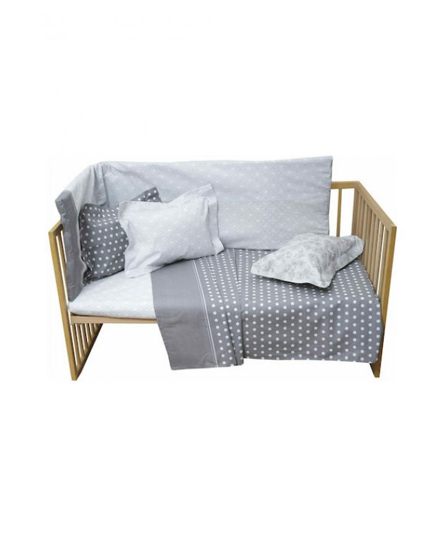 Παπλωματοθήκη Κούνιας 120x165 Baby Mix & Match 36 Πετρόλ Βρεφικές Παπλωματοθήκες