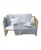 Πάντα 40x165 Baby Mix & Match 26 Γκρι Βρεφικές Πάντες Κούνιας