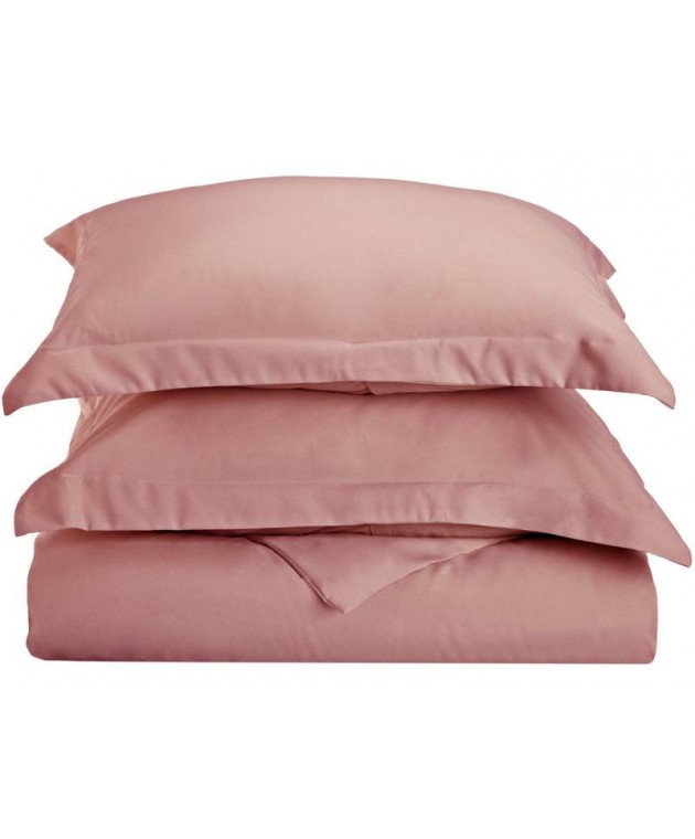 Ζεύγος Μαξιλαροθήκες Oxford 50x70+5 Luxury 8 Blush Pink 