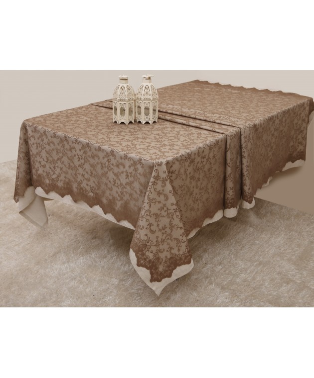 Σετ 4 Τεμ Σουπλά Δαντέλα 32x45 2330 Beige Σουπλά