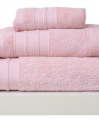 Σετ 3 Πετσέτες Χεριών 30x50 Συσκευασία Δώρου Soft 1 Blush Pink Σετ πετσέτες Mπάνιου