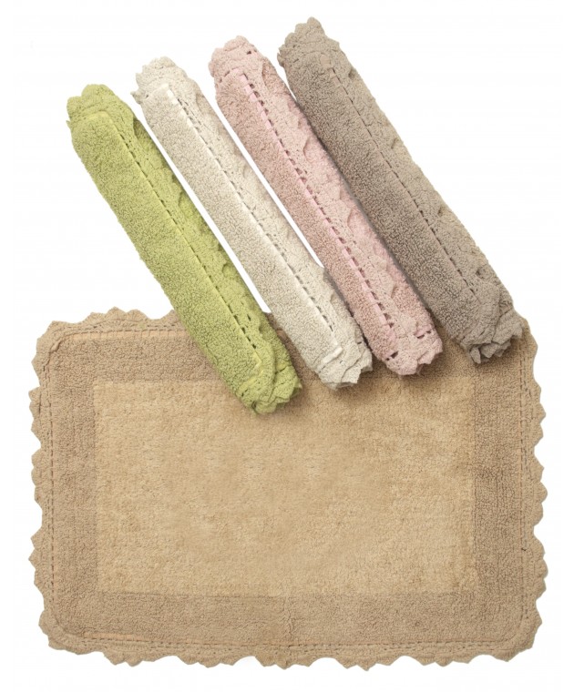 Ταπέτο 50x80 Lace 4 Beige Πατάκια Mπάνιου