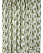 Κουρτίνα με Τρέσα 140x270 Aquarella 4 Green Κουρτίνες Έτοιμες Ραμμένες