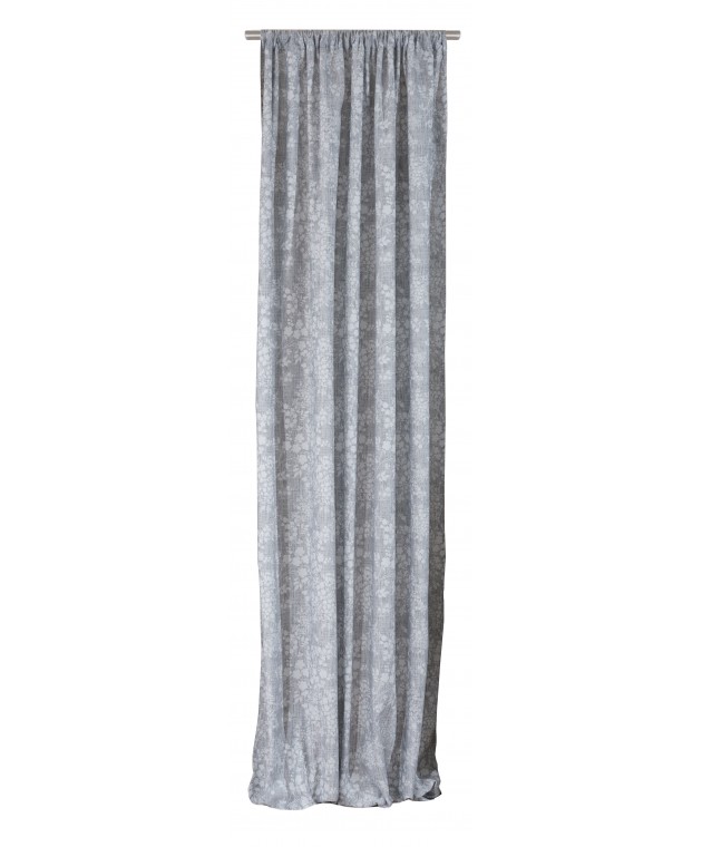 Κουρτίνα με Τρέσα 280x270 Russell 9 Grey Κουρτίνες Έτοιμες Ραμμένες