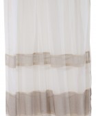 Κουρτίνα με Τρέσα 140x270 Cuba 7 Beige Κουρτίνες Έτοιμες Ραμμένες