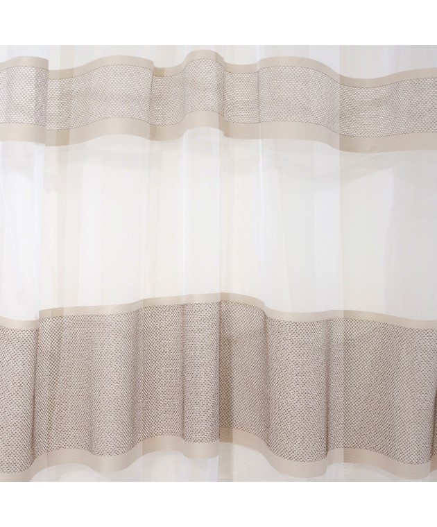 Κουρτίνα με Τρέσα 280x270 Cuba 7 Beige Κουρτίνες Έτοιμες Ραμμένες