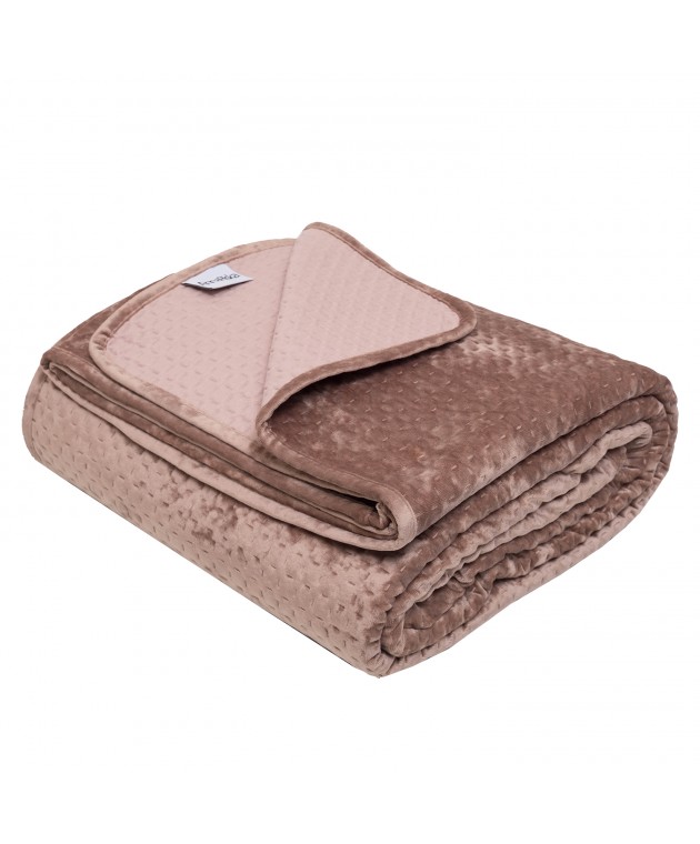 Κουβερτώριο Velvet Ημίδιπλο 160x220 Verona Linen Κουβερλί Μονά