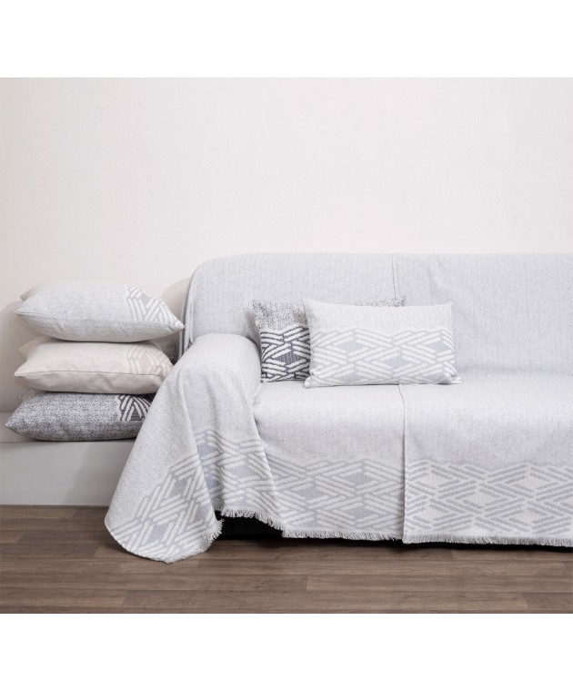 Ριχτάρι Πολυθρόνας 180x180 1568 Grey Ριχτάρια Καλοκαιρινά