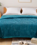 Κουβέρτα βελουτέ Υπέρδιπλη 220x240 Lucia 3-Lake Blue Κουβέρτες Βελουτέ Υπέρδιπλες