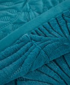 Κουβέρτα βελουτέ King Size 240x260 Lucia 3-Lake Blue Κουβέρτες Βελουτέ King Size