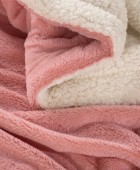 Κουβέρτα Αγκαλιάς 75x90 Heaven 2-Blush Pink Fleece  Κουβέρτες