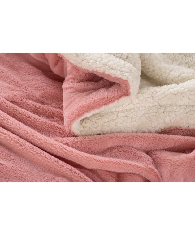 Κουβέρτα Αγκαλιάς 75x90 Heaven 2-Blush Pink Fleece  Κουβέρτες