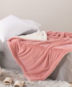 Κουβέρτα Αγκαλιάς 75x90 Heaven 2-Blush Pink Fleece  Κουβέρτες