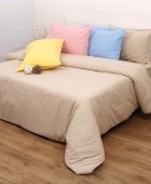 Ζεύγος Μαξιλαροθήκες Φανέλλα 50x70 3100 Λευκό Μαξιλαροθήκες Μονόχρωμες