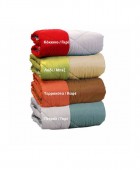 Πάπλωμα Δίχρωμο Υπέρδιπλο 220x240 Microfiber Γκρι/Πετρόλ Παπλώματα Υπέρδιπλα