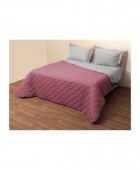 Κουβερτώριο Δίχρωμο Μονό 160x240 Microfiber Φούξια/Γκρι Κουβερλί Μονά