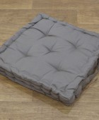 Μαξιλάρι Δαπέδου 40x40x8 581 17-Γκρι Σκούρο Μαξιλάρια Δαπέδου