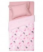 Κουβέρτα 2 Όψεων Κούνιας 110x150 75 Fleece  Κουβέρτες