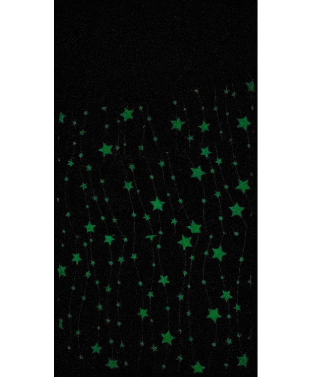 Κουβέρτα Flannel Fleece Μονή 150x220 Άστερ - Φωσφορίζει στο σκοτάδι Κουβέρτες Fleece