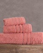 Σετ πετσέτες 3 τεμ. ARIA 09 BLUSH, RYTHMOS HOME Σετ πετσέτες Mπάνιου