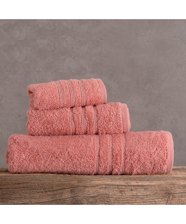 Σετ πετσέτες 3 τεμ. ARIA 09 BLUSH, RYTHMOS HOME Σετ πετσέτες Mπάνιου