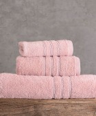 Σετ πετσέτες 3 τεμ. ARIA 08 PINK, RYTHMOS HOME Σετ πετσέτες Mπάνιου