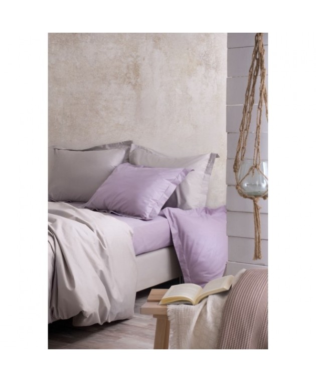 Σετ μαξιλαροθήκες (50X70+5) SCENARIO 01 WHITE, RYTHMOS HOME Μαξιλαροθήκες Μονόχρωμες