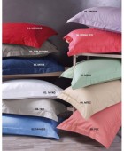 Σετ μαξιλαροθήκες (50X70+5) SCENARIO 01 WHITE, RYTHMOS HOME Μαξιλαροθήκες Μονόχρωμες