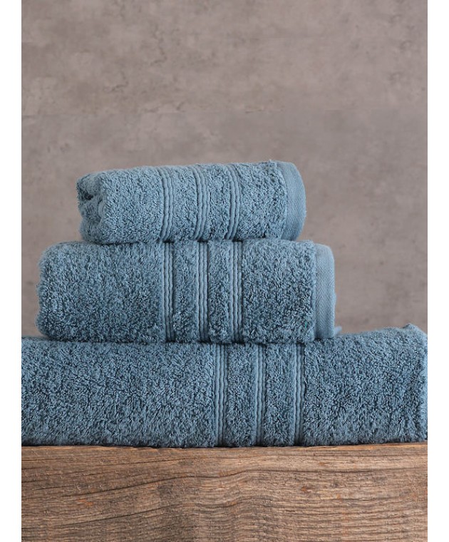 Σετ πετσέτες 5 τεμ. ARIA 04 DENIM, RYTHMOS HOME Σετ πετσέτες Mπάνιου