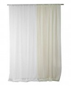 Κουρτίνα με Τρέσα 140x270 1060 Εκρού Κουρτίνες Σαλονιού