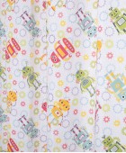 Κουρτίνα με Τρέσα 140x270 Ρομπότ Παιδικές Κουρτίνες