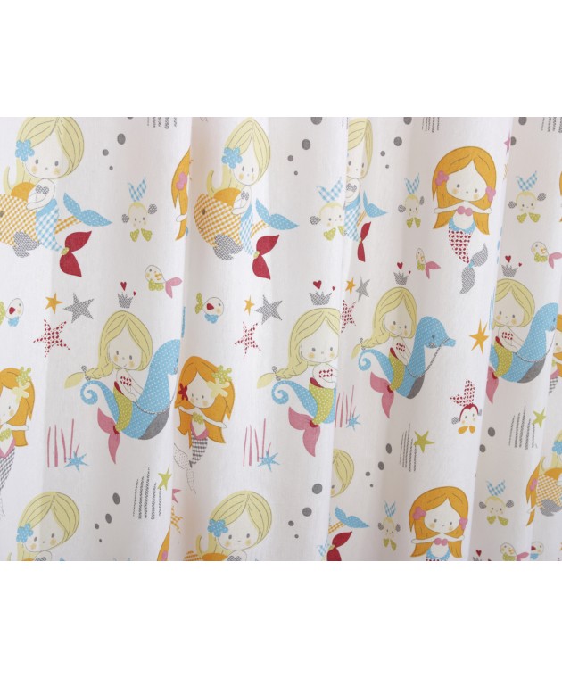 Κουρτίνα με Τρέσα 280x270 Γοργόνες Παιδικές Κουρτίνες