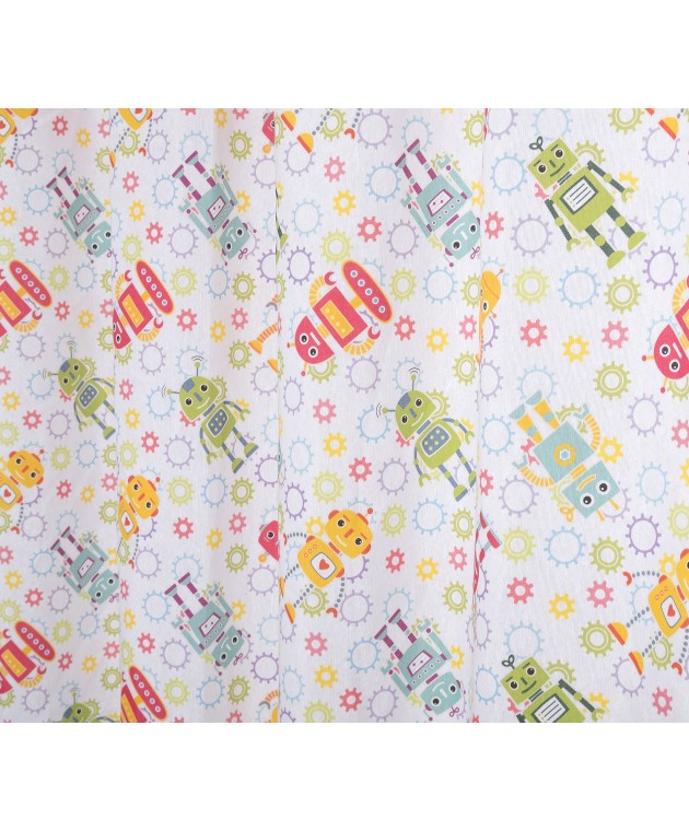 Κουρτίνα με Τρέσα 280x270 Ρομπότ Παιδικές Κουρτίνες