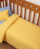Σετ Παπλωματοθήκη Κούνιας 120x160 3100 Φανέλλα Γκρι Βρεφικές Παπλωματοθήκες
