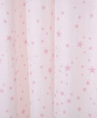 Κουρτίνα με Τρέσα 140x270 Εστέλε Ροζ Παιδικές Κουρτίνες