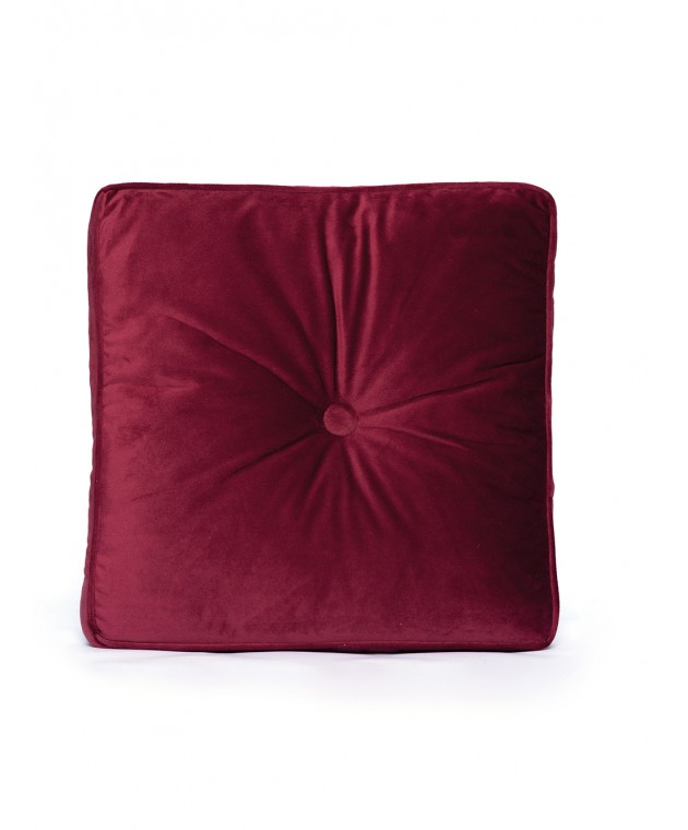 Διακοσμητικο Μαξιλαρι Velvet Feel 45x45 VF807 BORDEAUX Διακοσμητικά Mαξιλάρια Καναπέ
