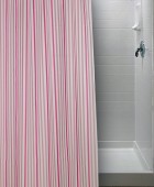 Κουρτίνα Μπάνιου 180x200 STRIPE PINK Κουρτίνες Mπάνιου