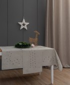 Σετ Σουπλα Christmas Collection 35x45 CD02 GREY Ράνερ - Σουπλά Χριστουγεννιάτικα