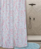 Κουρτινα Μπανιου Με 12 Κρικους 180x180 BOUQUET Κουρτίνες Mπάνιου