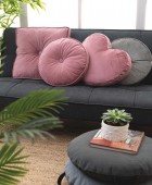 Διακοσμητικο Μαξιλαρι Velvet Feel 45x45 VF807 PINK Διακοσμητικά Mαξιλάρια Καναπέ