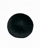 Διακοσμητικο Μαξιλαρι Velvet Feel Ø30cm VF803 BLACK Διακοσμητικά Mαξιλάρια Καναπέ