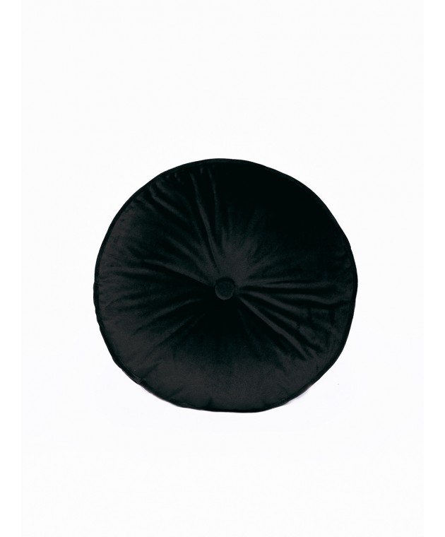 Διακοσμητικο Μαξιλαρι Velvet Feel Ø30cm VF803 BLACK Διακοσμητικά Mαξιλάρια Καναπέ